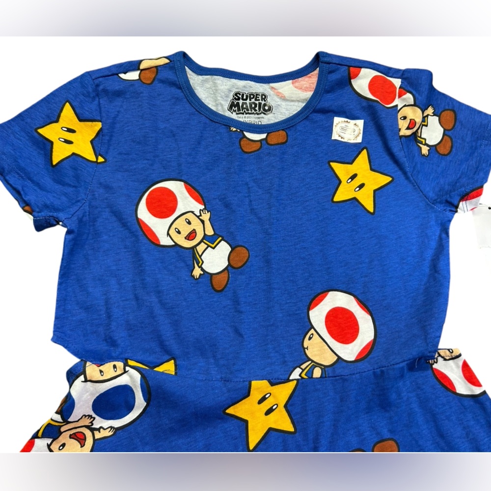 NINTENDO SUPER MARIO girls size Large character dress cosplay dress up dress NWT - Picture 3 of 6